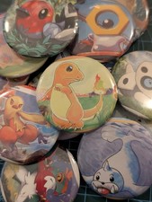 Pokemon Pin Button Badges -