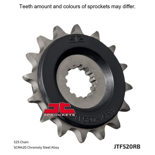 Front rubber sprocket - front,