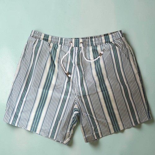 Bhs green stripe swim shorts - green,