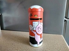 M&S Percy Pig Piggy Bank Mailbox Empty Tin Collectible Storage