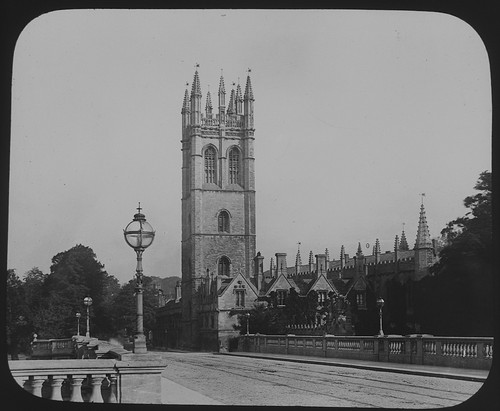 Photograph oxford magdalen - photograph,