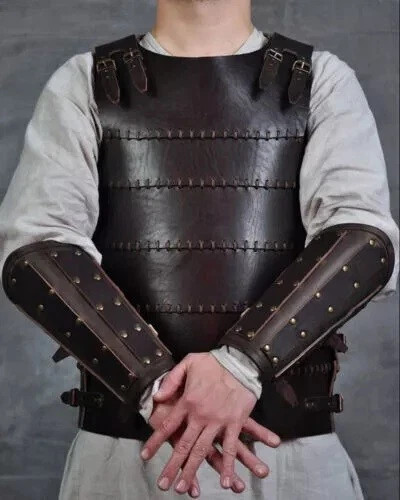 Medieval leather cuirass armor - medieval,