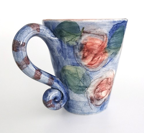 Studio pottery mug tina - pottery,
