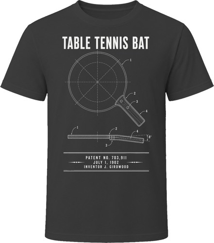 Table tennis bat - table, patent