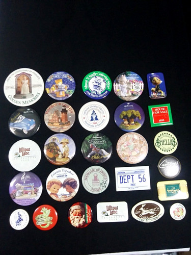 Collectable button pins - collectable,