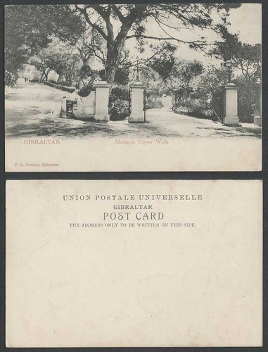 Gibraltar old postcard - ub,