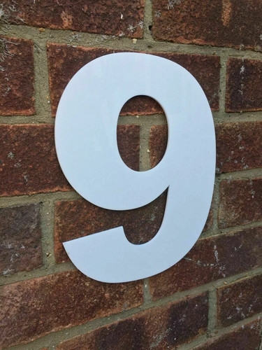 Extra large front door numbers - front,