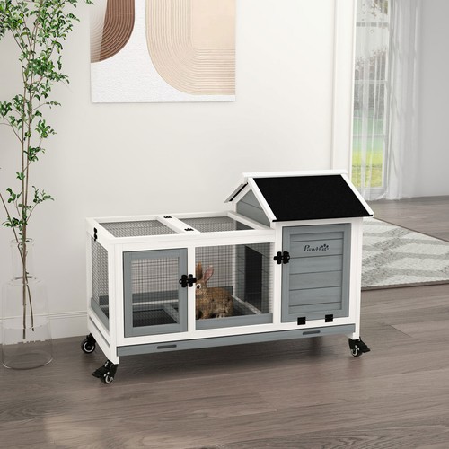 Wooden rabbit hutch - wooden,
