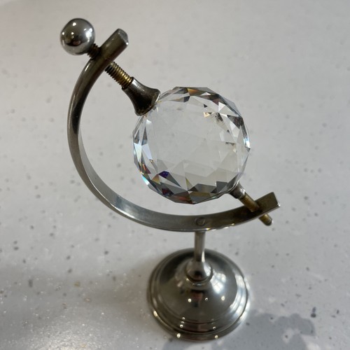 Crystal glass world globe - world,