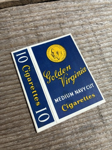 Empty golden virginia packet - empty,
