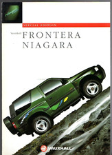 Vauxhall Frontera Sport Niagara Limited Edition 1997 UK Market Sales Brochure