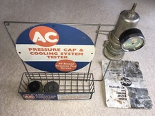RARE C1950s AC PRESSURE COOLING SYSTEM TESTER ADV STAND&TESTER&INSTRUCTIONS