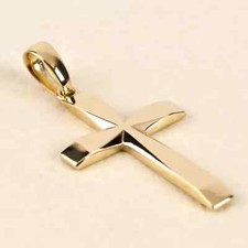 Custom Gold Cross Pendant for