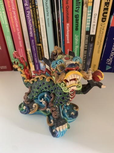 Rare chinese foo dog signed - chinese,