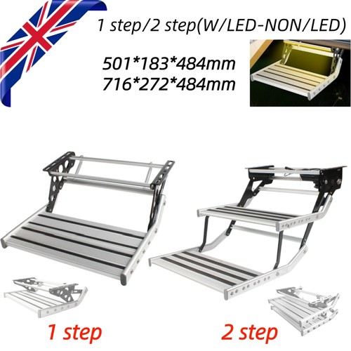 Aluminium motorhome pull - aluminium,