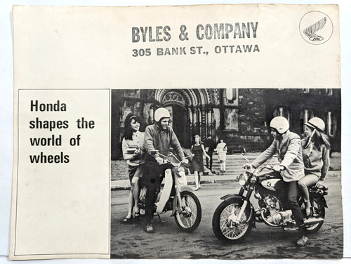 Vintage 1968 honda motorcycles - vintage,