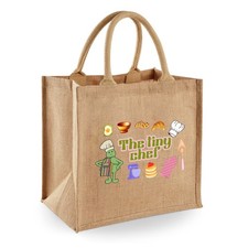 The Tiny Chef Montage Jute Bag