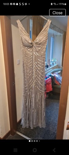 Sequin evening dress - sequin, from