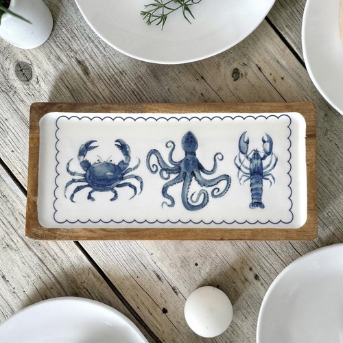 Nautical enamelled blue and - nautical,