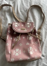 River Island Pink Hearts Rucksack Bag