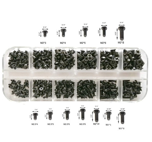 240pcs sizes laptop screws - sizes,