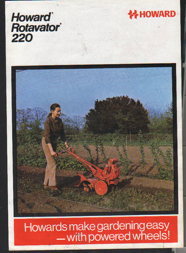 Howard garden rotavator - rotavator, 220