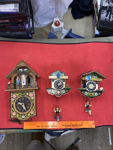 Vintage mini cuckoo clock - mini, lot