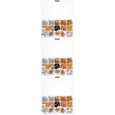 3 Boxes of Metal Hair Charms