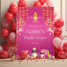 Personalised Dholki Sign
