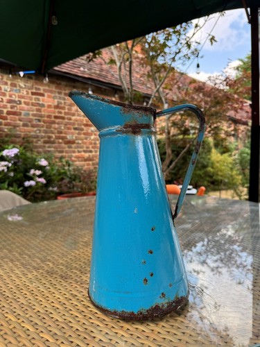 Vintage large teal french - large,