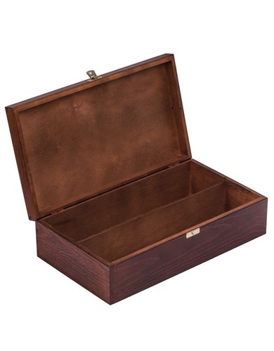 Wooden double wine box - wooden,