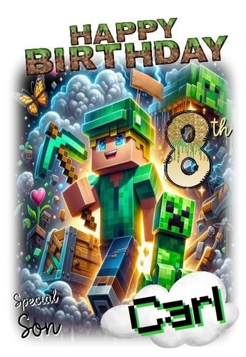 Minecraft style son - son, any