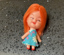 Vintage Tiny Doll - 1960/70's 5cm Mattel Liddle Kiddle or clone? VGC
