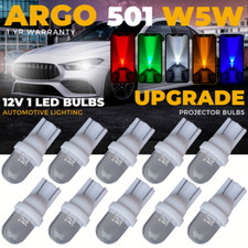 501 T10 Led White Side Light Bulbs W5w Amber Red Green Interior Car Wedge Hid 