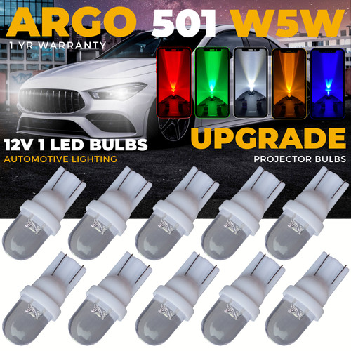 501 t10 led - white, light