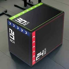 Jump Plyo Box 3 in 1 Soft Gym Plyometric Jump Box 20 / 24 / 30"