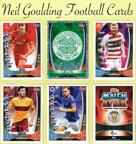 Topps spfl match attax - match,