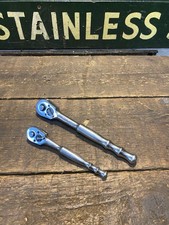 Blue Point 2pc Ratchet Set 3/8" 1/4", Drive - As sold by Snap On. Used Mechanic
