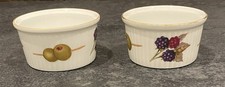 2 Royal Worcester Evesham Gold