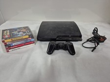 Ps3 Slim Set Up 250gb With 5 Games