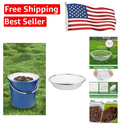 Galvanized soil sifter ideal - sifter,