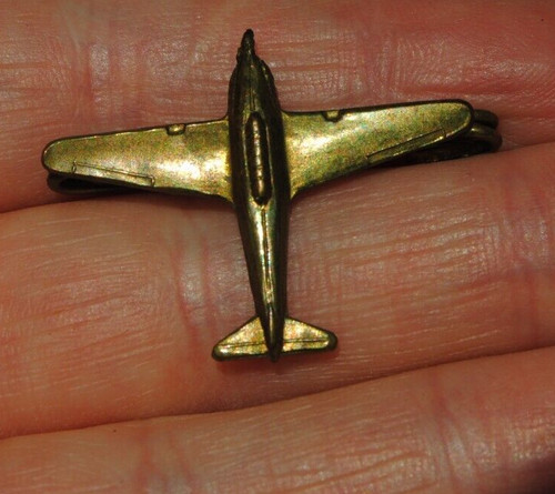 Brass ww2 spitfire brooch - brass,