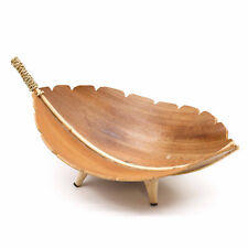 1 X Coconut Leaf Large Fruit Bowl - Natural - L 31cm - Brand New & Boxed