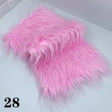 25x45cm 8cm Faux Fur Fabric Fluffy Trim For Bags Toy Sewing Material DIY Craft
