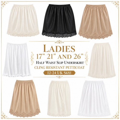 Half slip petticoat underskirt - petticoat,