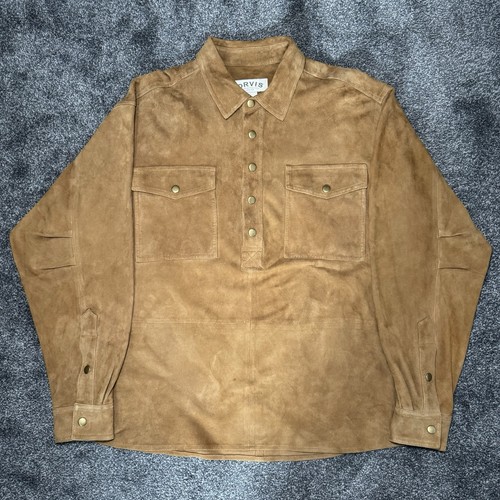 Orvis brown tan suede leather - orvis,