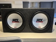 MTX Thunder Dual Subwoofer In Enclosed Box
