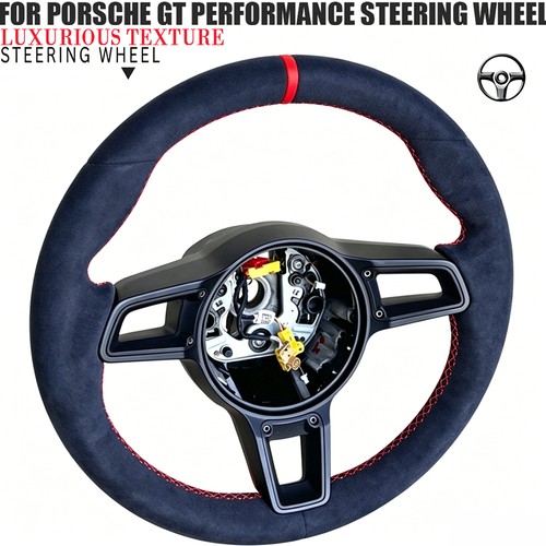 Alcantara red mark - alcantara, steering