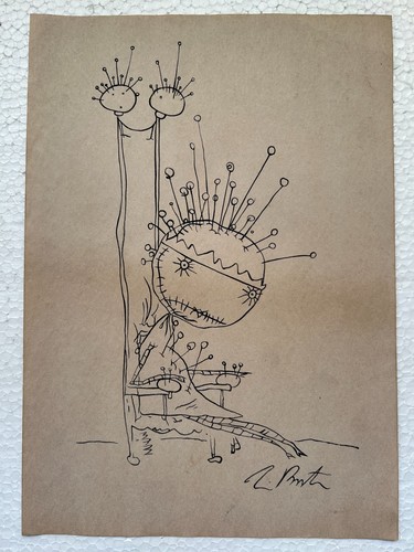 Tim burton drawing - drawing, on