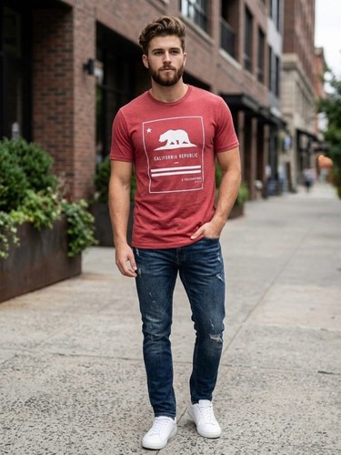 Volcom red california republic - california,